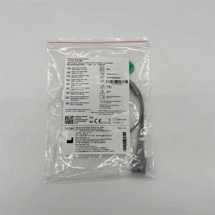 EDAN Pediatric Silicone Soft-Tip SpO2 Sensor 1m SH5 02.01.210121 price