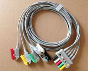 Mindray / siemens / burdick ECG Leadwires do 5lead Snap / clip / grabber