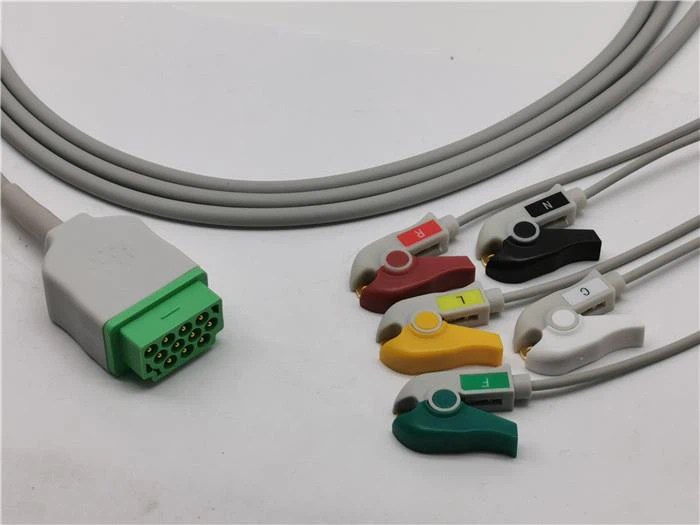 GE Healthcare Marquette ECG Gearrthóga faoi Chábla Transducer 5