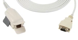Clip Fásta TPU Ábhar SpO2 In-athúsáidte Tóraigh go díreach Adaptor Cable Sensor