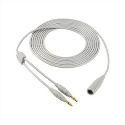 CE Marcáilte EURO In-athúsáidte agus Cábla Bipolar Silicone Electrosurgica US For Forceps